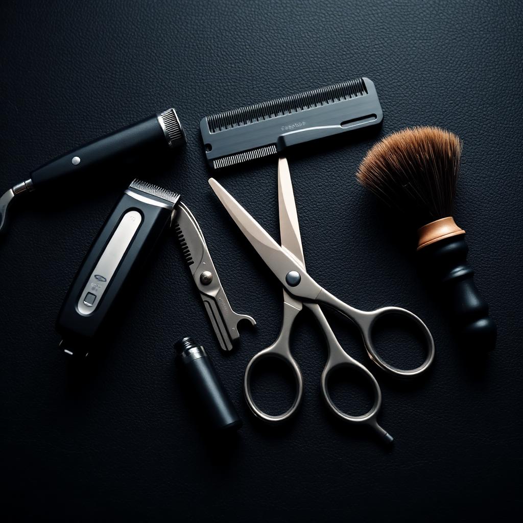 Equipamentos profissionais de barbearia